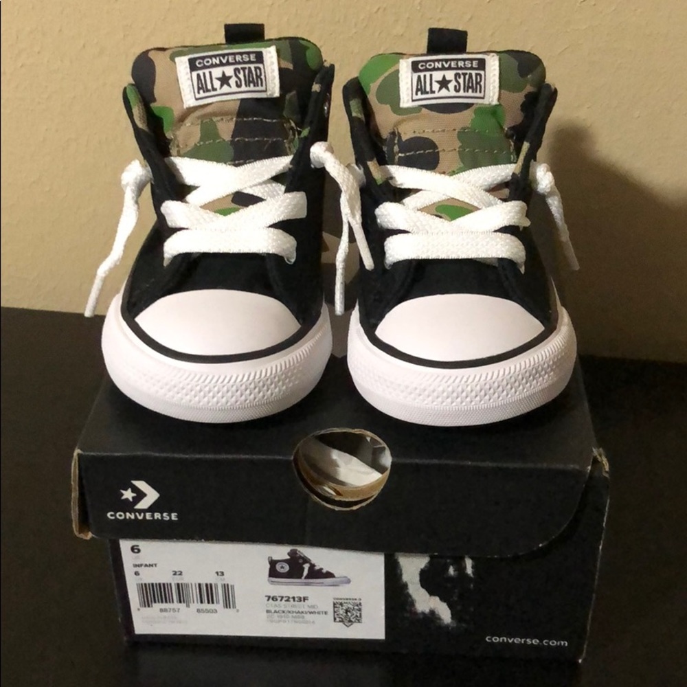 Converse Camo High Top Sneaker - NEW